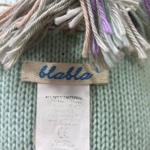 Blabla Confetti Unicorn Knit Doll Plush Lovey 18” - Picture 5 of 6